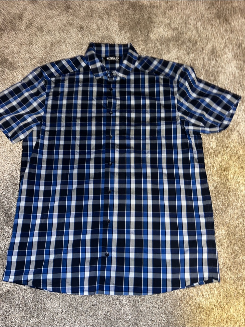 Arcteryx Brohm Shirt Mens XL Blue Plaid Casual Hiking Button Down Shirt NWOT